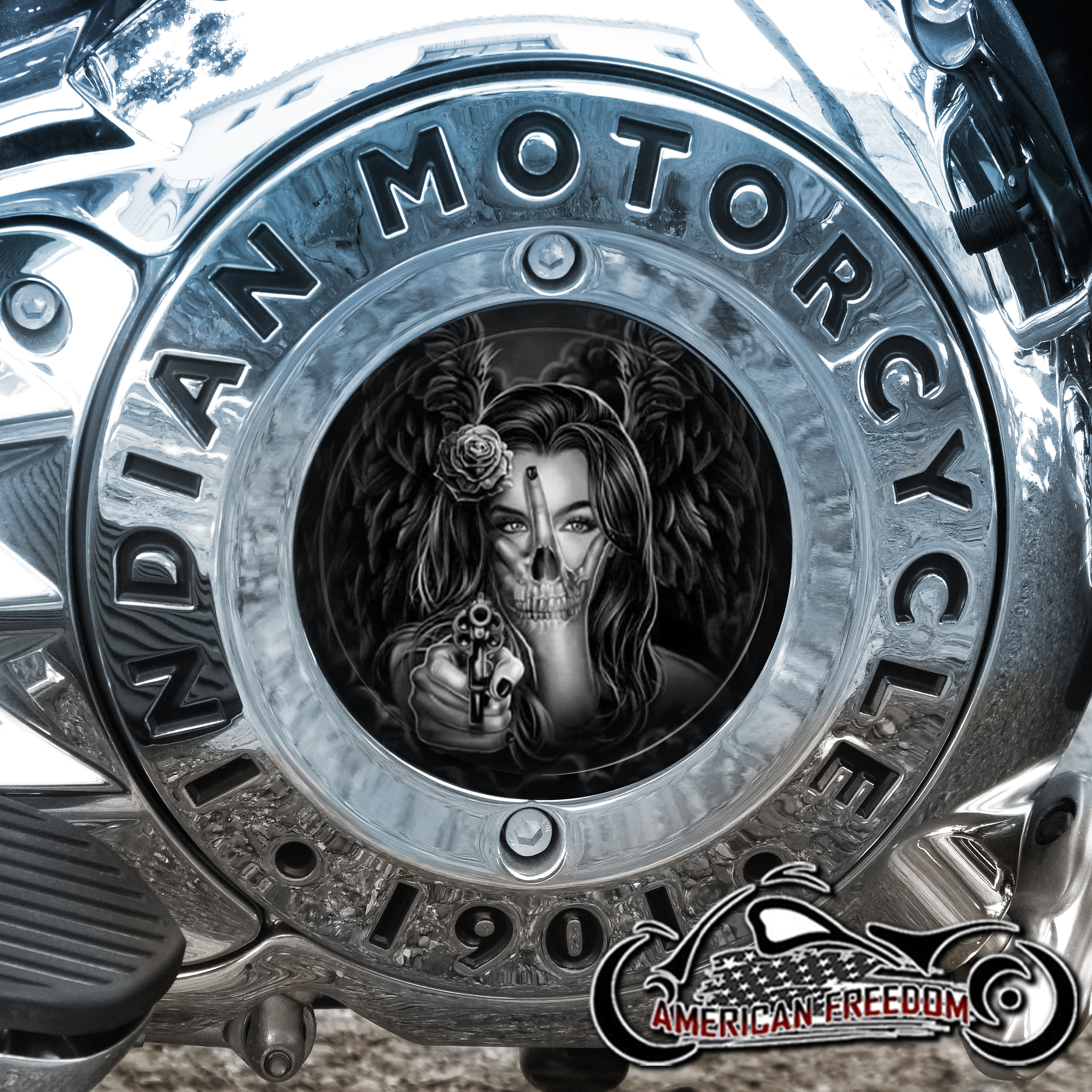 Indian Motorcycles Thunder Stroke Derby Insert - Gunner Angel